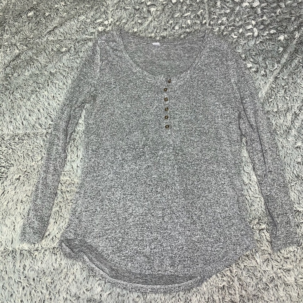✨3 for 20✨Gray Old Navy 3/4 Sleeve Top